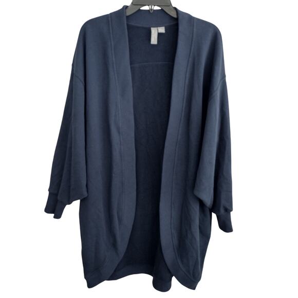Sweaty Betty | OVERSIZED Dark Blue Cora Longline Cardigan with Pockets - Picture 2 of 9